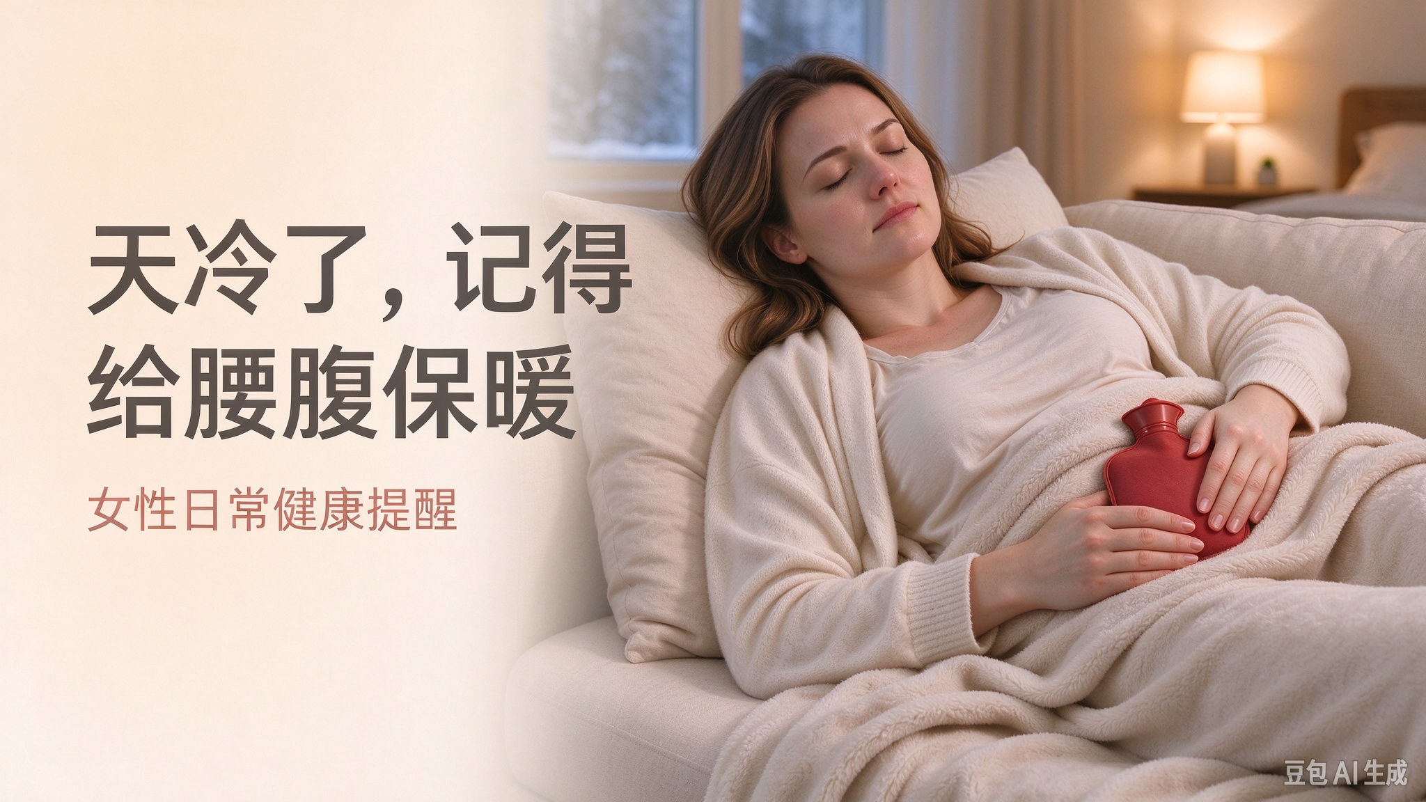 女性健康｜经期受了凉、肚子发紧？先把腰腹捂热